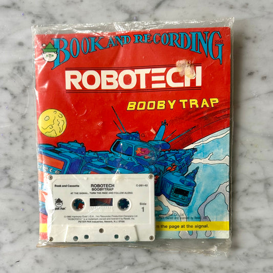 1985 Robotech “Booby Trap” Book and Tape