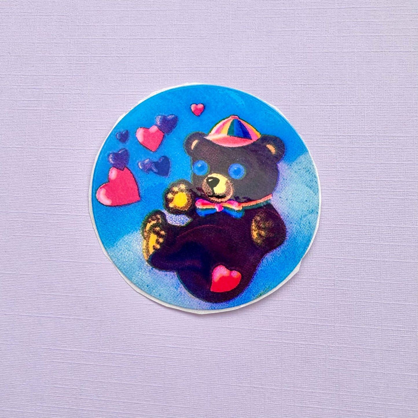 1982 Lisa Frank Teddy Bear Sticker