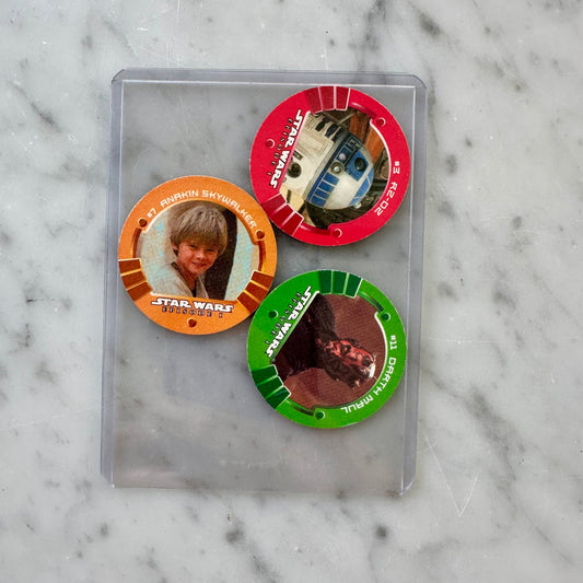 1999 Star Wars Episode 1 Pizza Hut Pogs