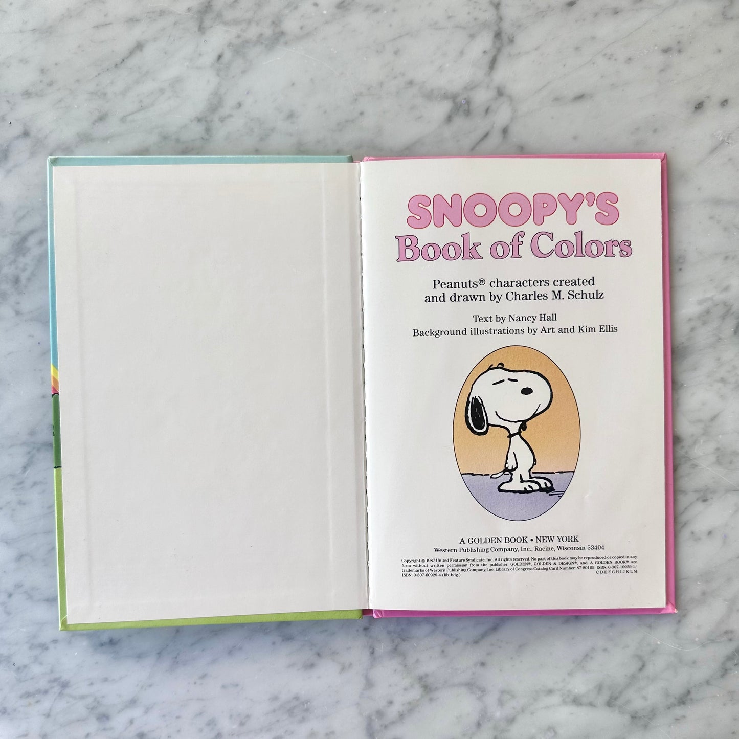 1987 Snoopy’s Book of Colors