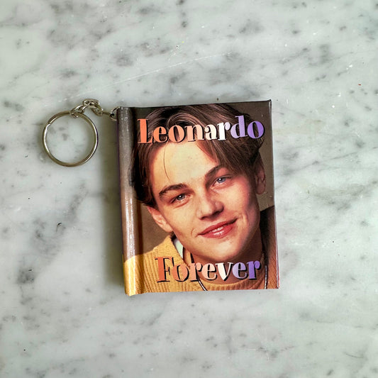 90’s Leonardo Forever Book Keychain