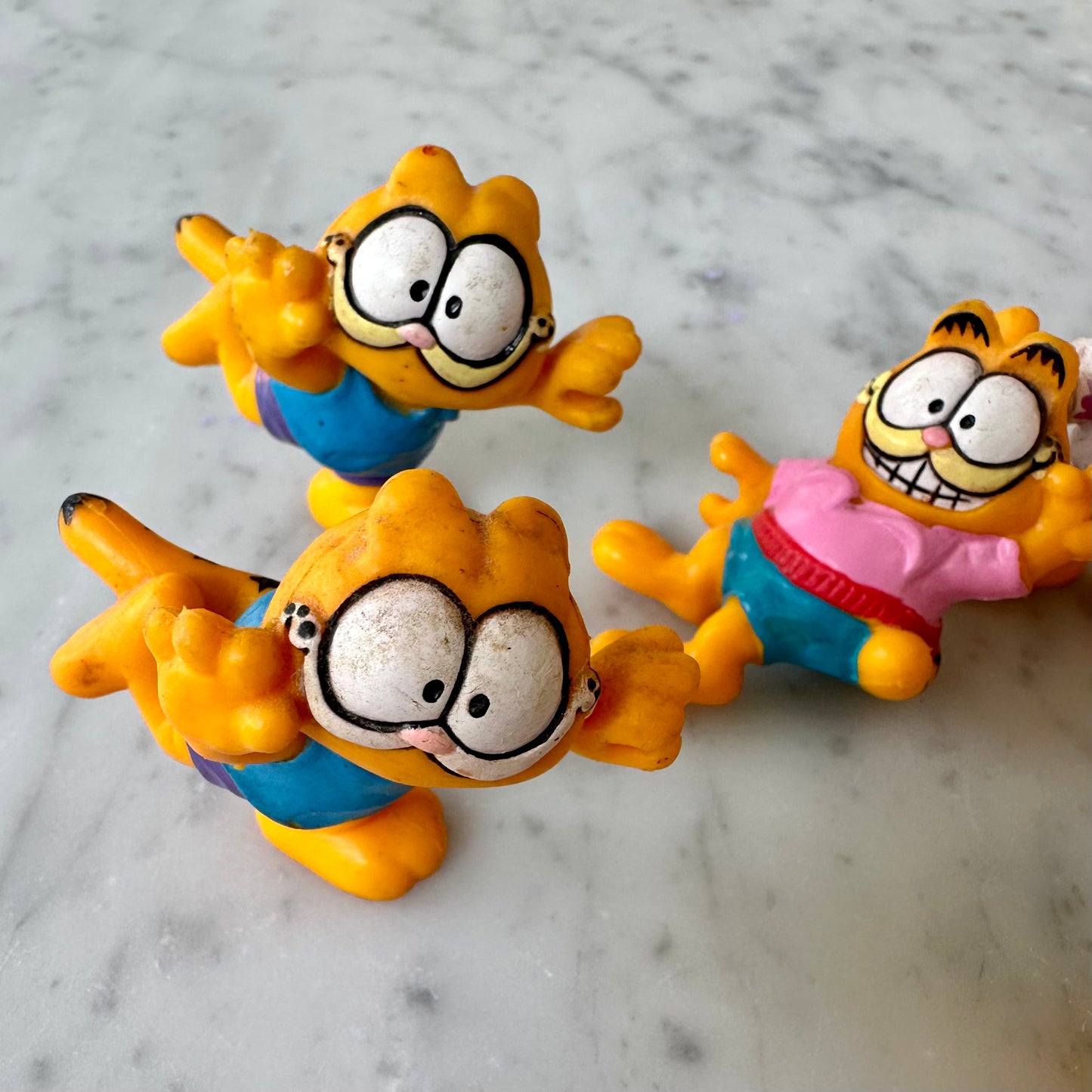 1989 McDonald’s Garfield Figure 6 Piece Lot