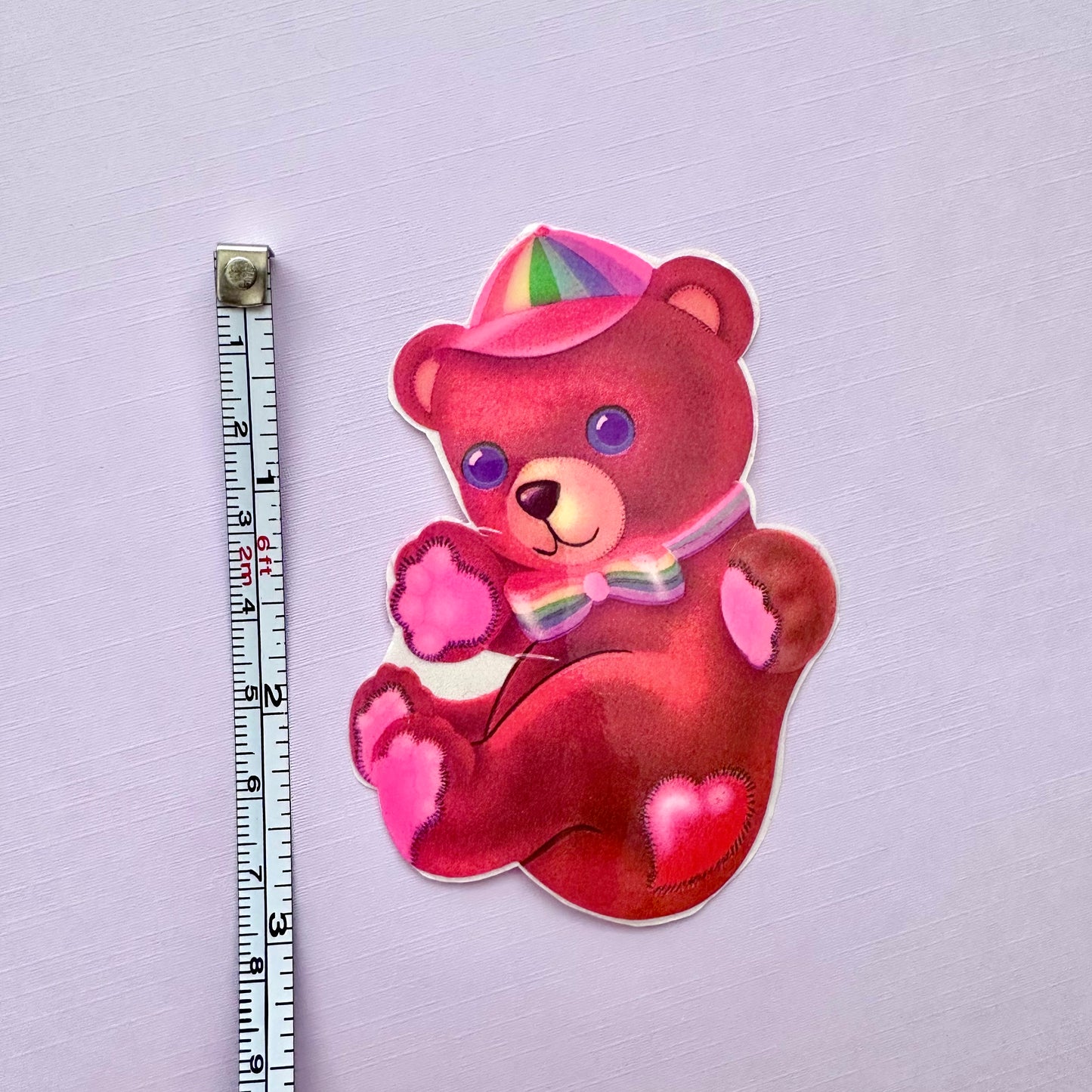 1982 Lisa Frank Teddy Bear Sticker