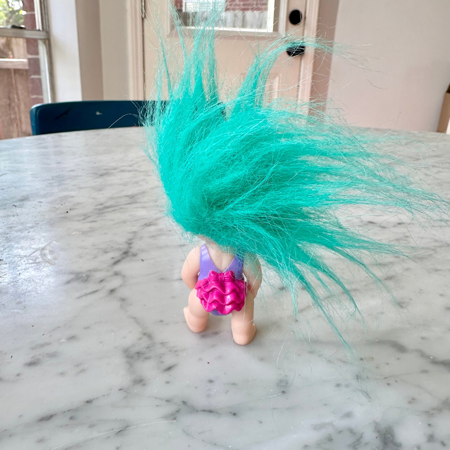 1991 Magic Troll Doll Teal Hair
