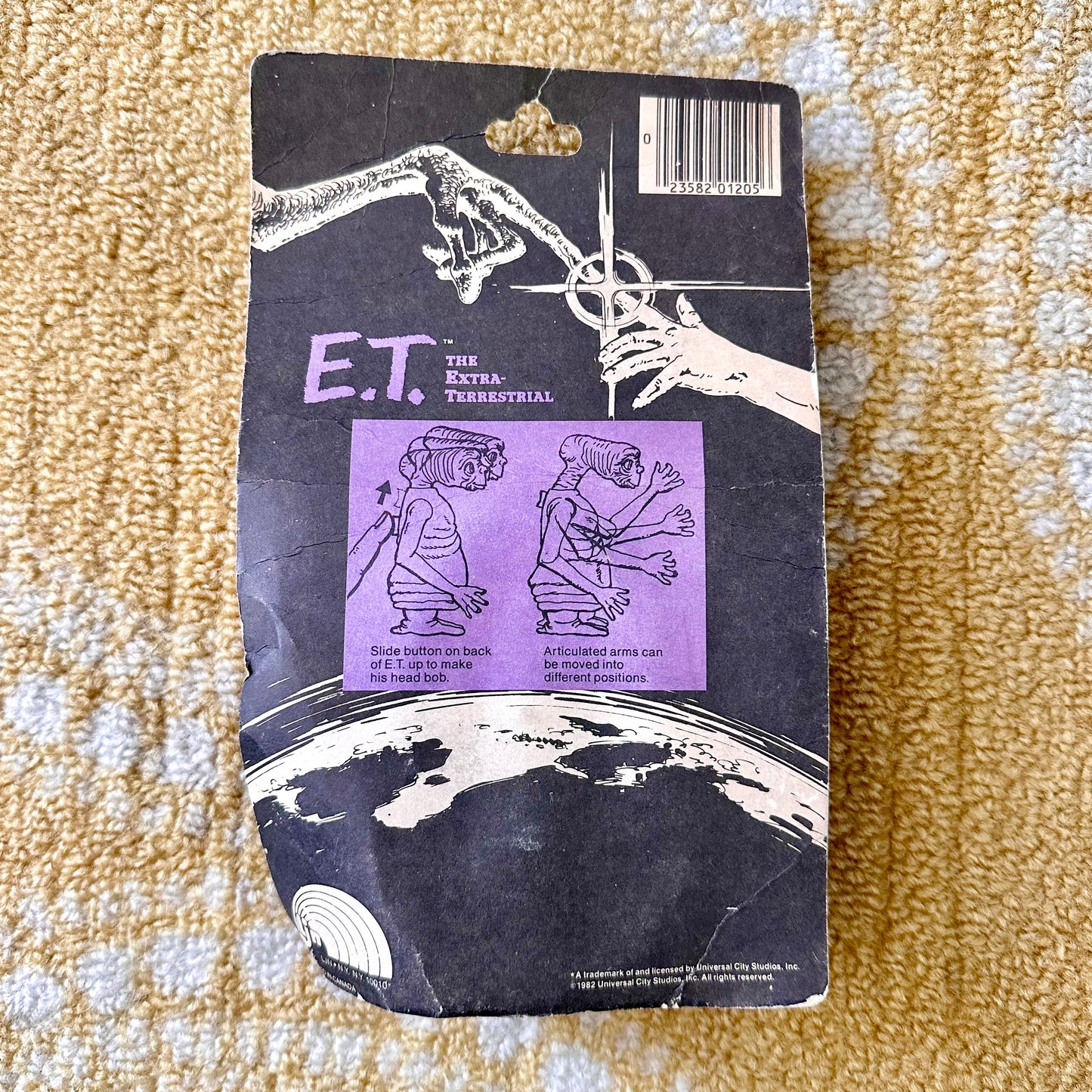 1982 E.T. Action Figure