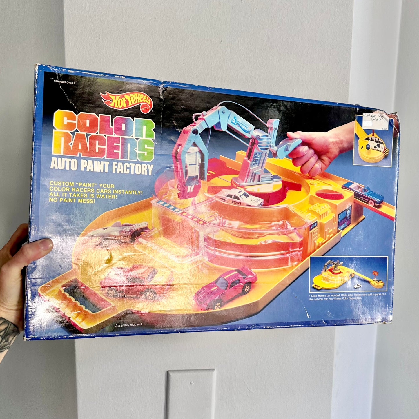 1988 Hot Wheels Color Racers Playset