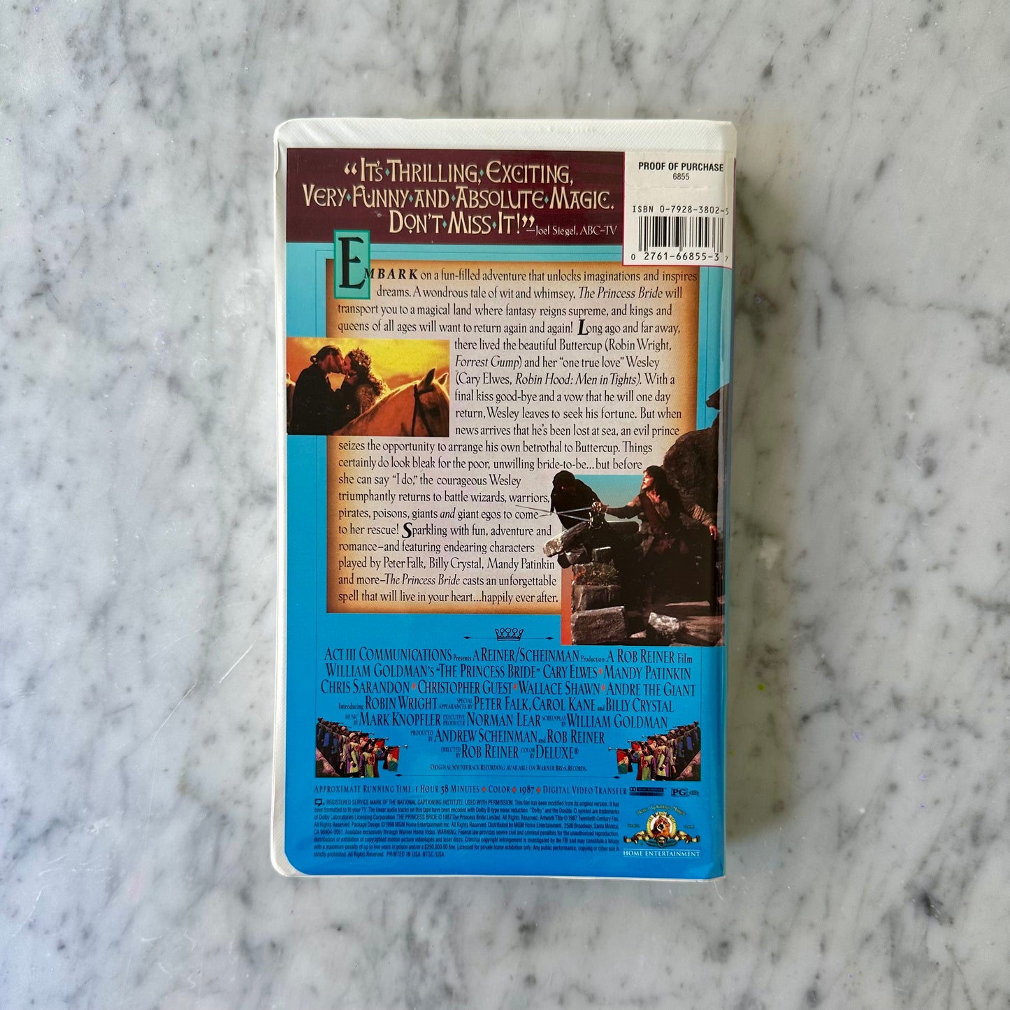 1987 Princess Bride VHS