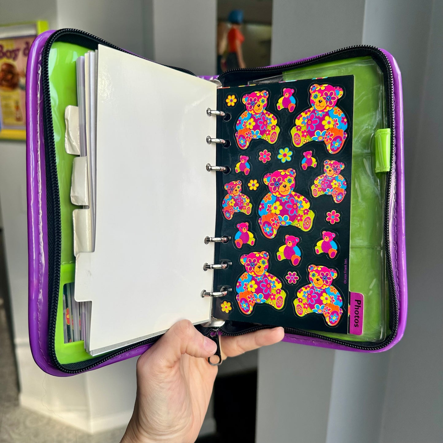 90’s Lisa Frank Blossom Bear Planner *READ