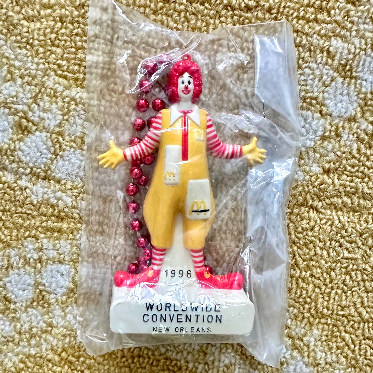 1996 McDonald's Worldwide Convention Ronald McDonald Necklace
