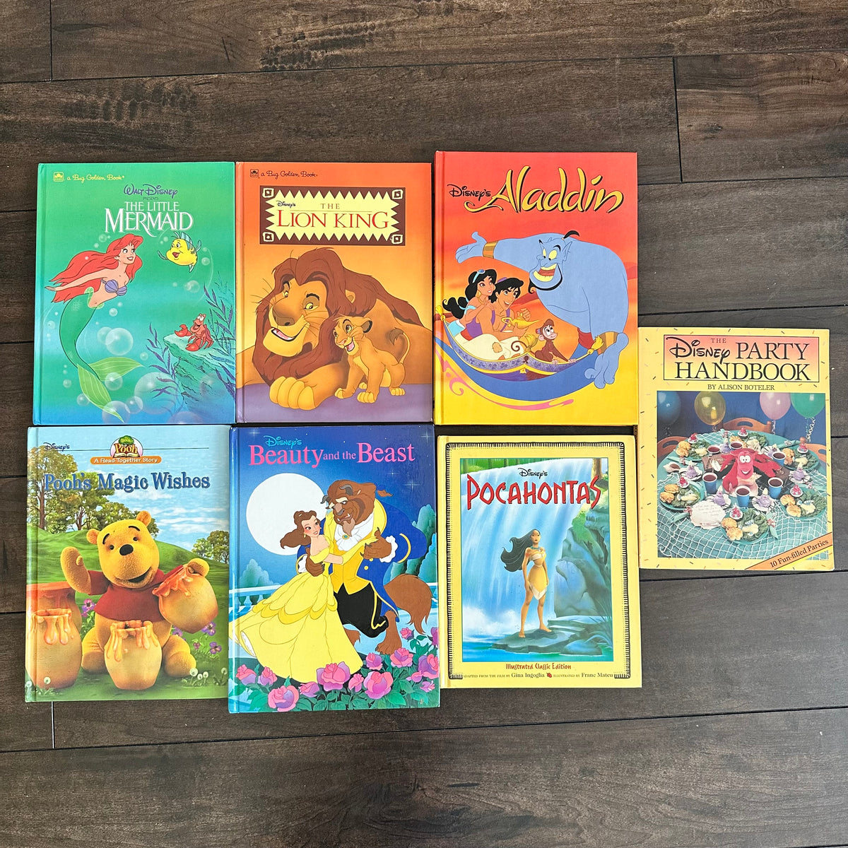 Vintage Disney Hardback Books