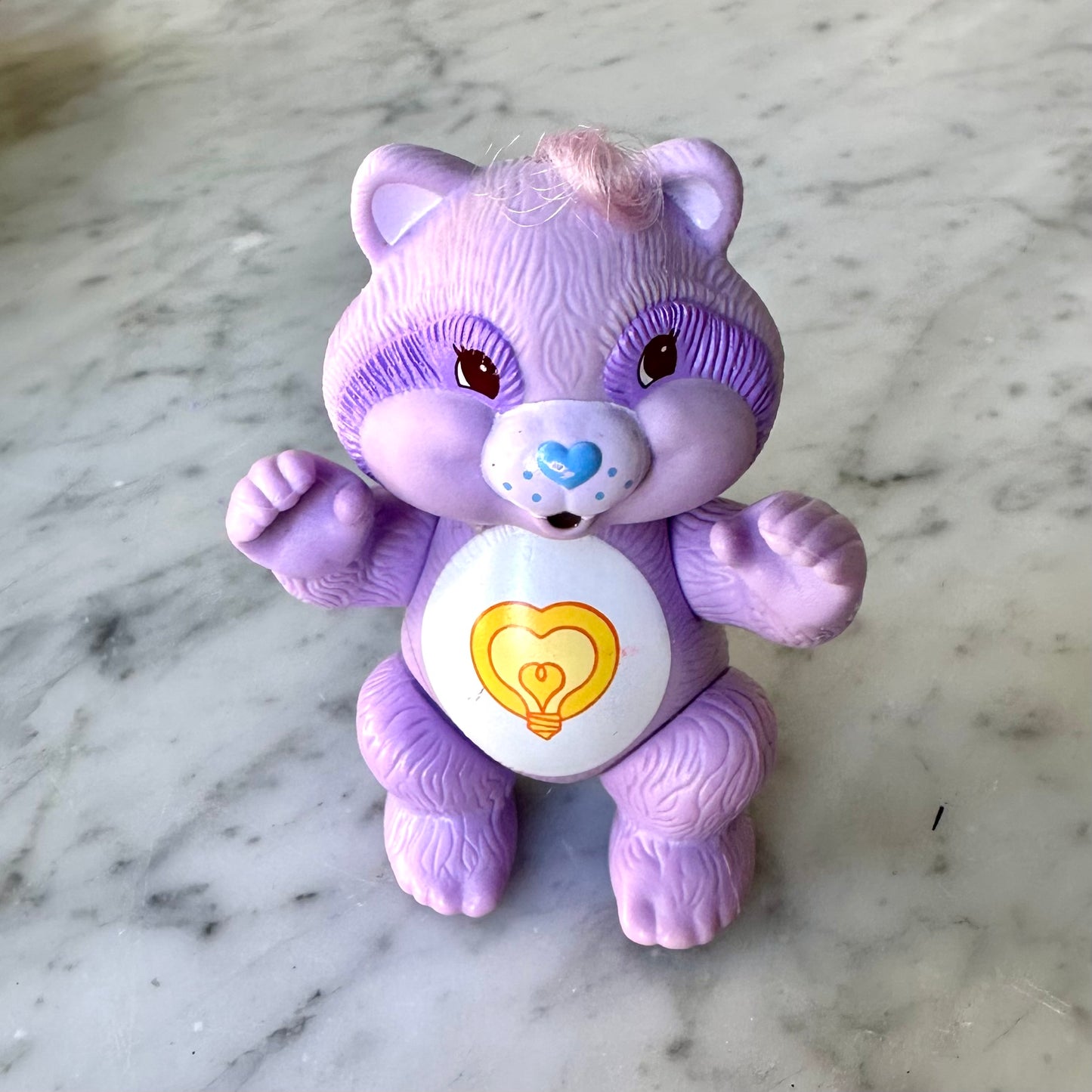 1980’s Care Bear Cousins Bright Heart Raccoon Figure