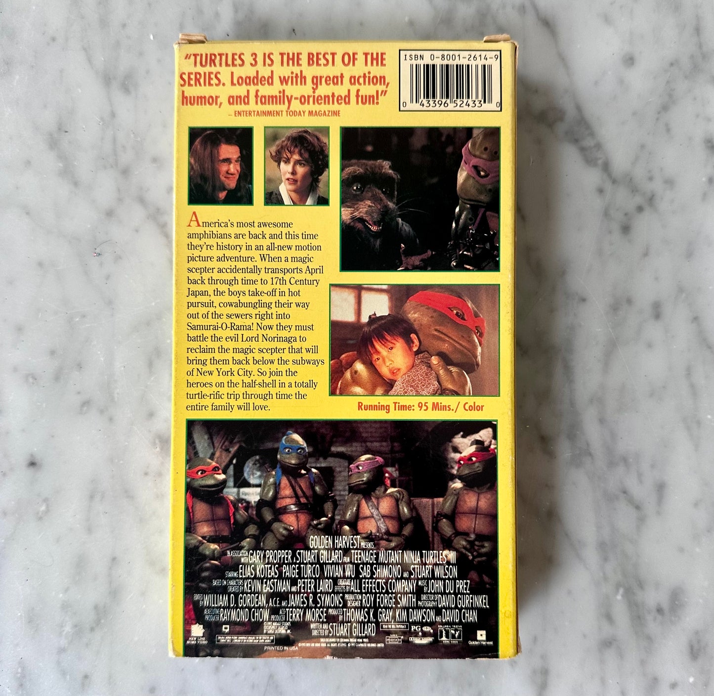 1993 Teenage Mutant Ninja Turtles 3 VHS