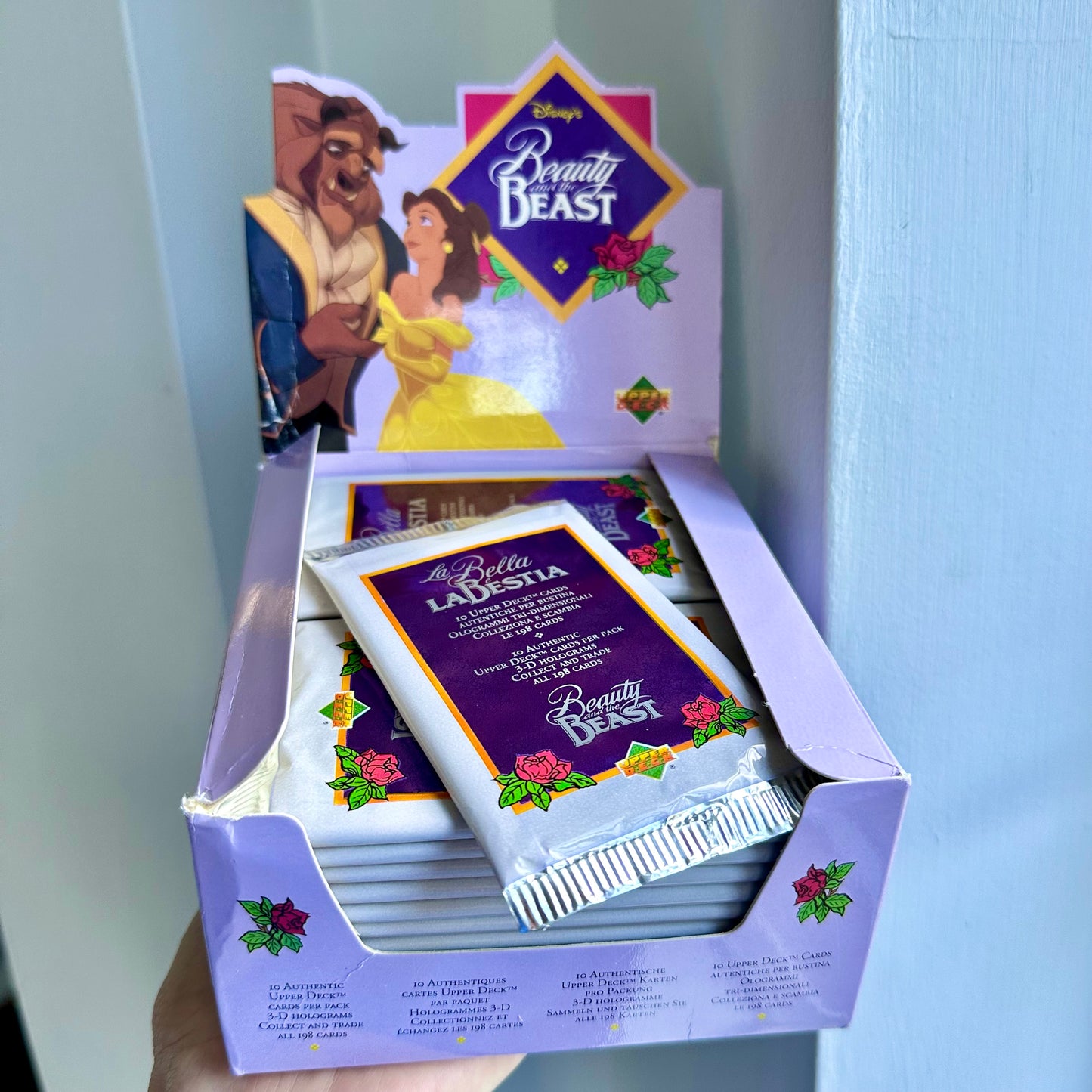 1992 Disney’s Beauty and the Beast Trading Card Pack