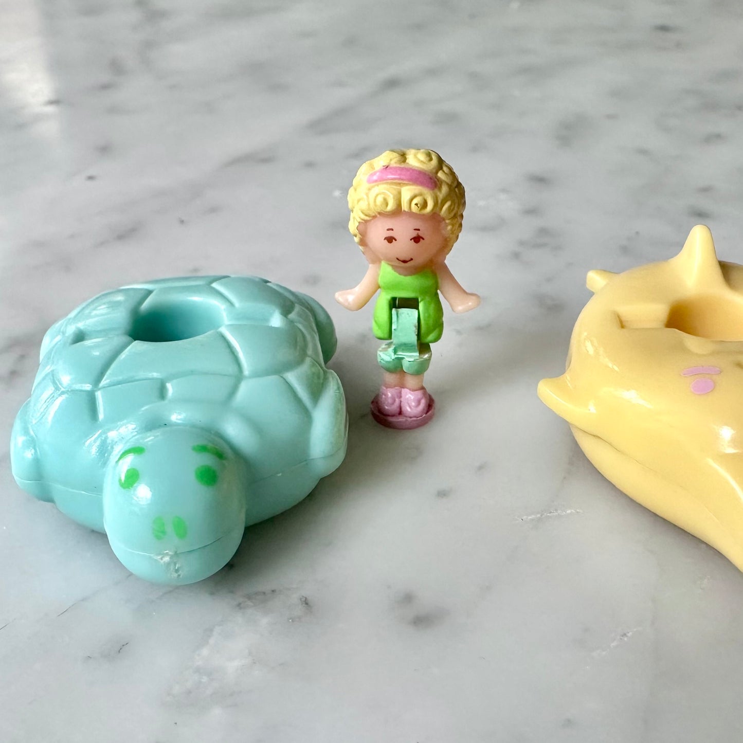 1990 Polly Pocket Bathtime Soap  Dish Dolls