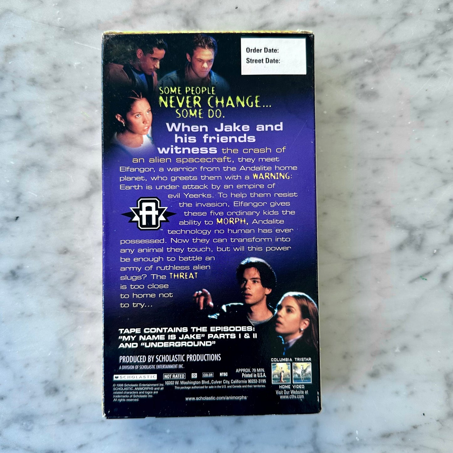 1996 Animorphs “The Invasion Series” Promo VHS