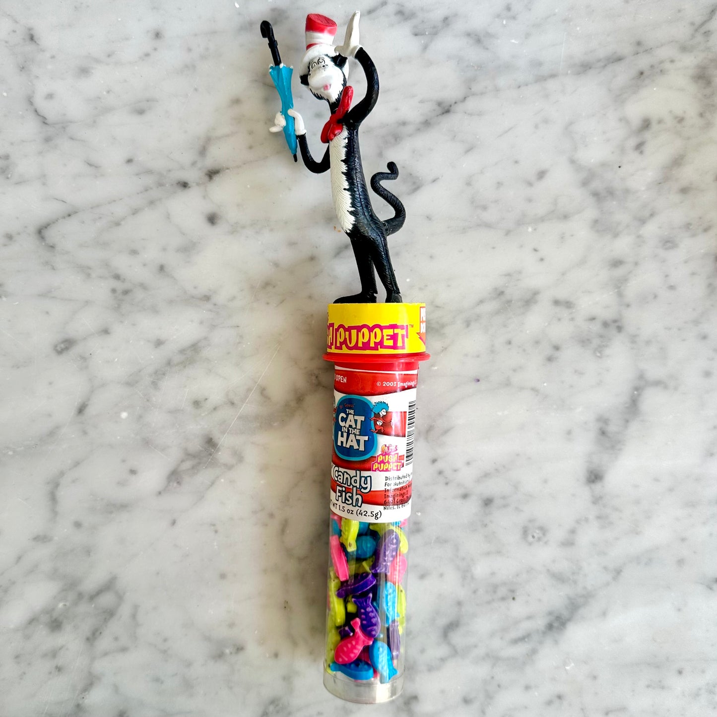 Vintage Cat In The Hat Candy Tubes