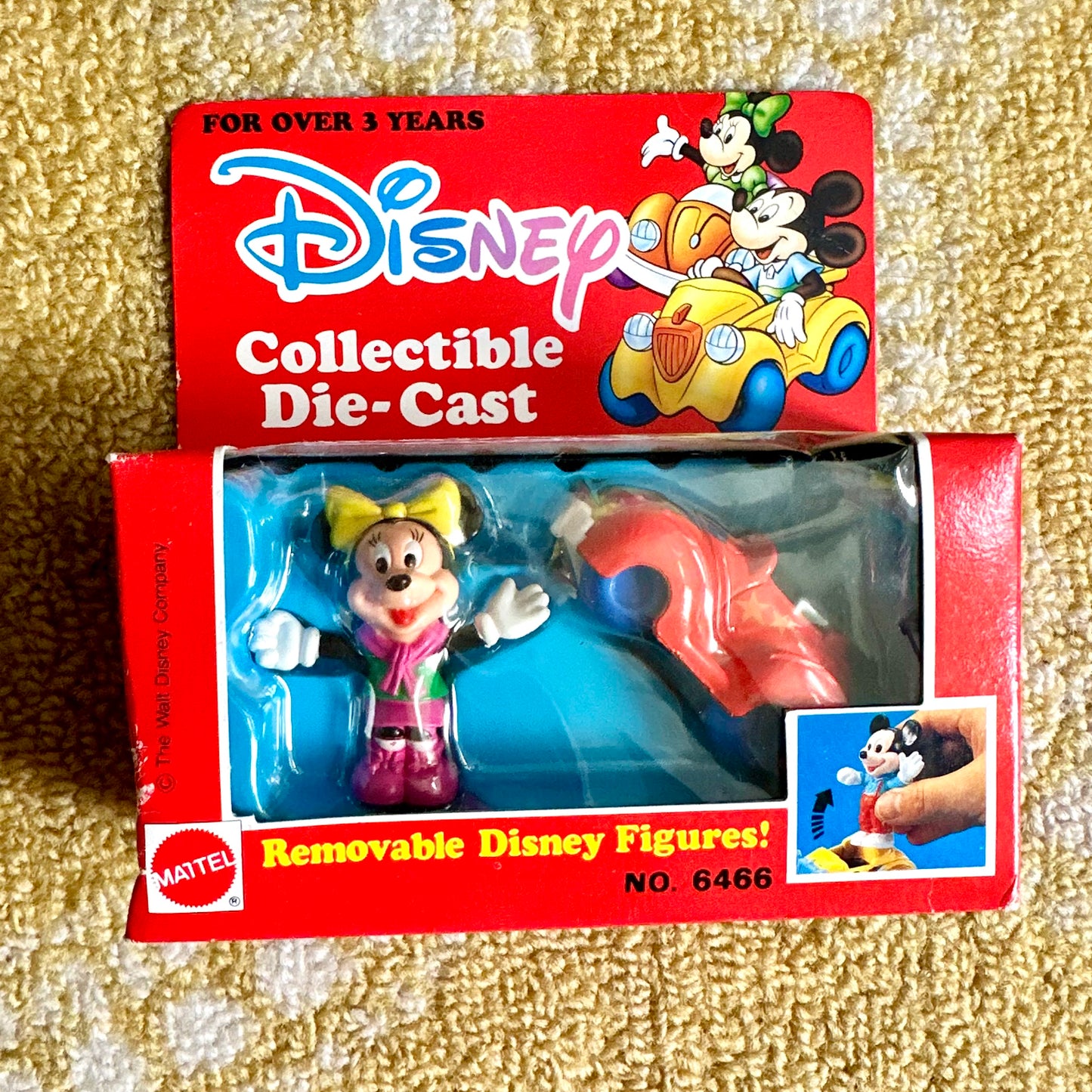Vintage Disney Minnie Collectible Die Cast Toy