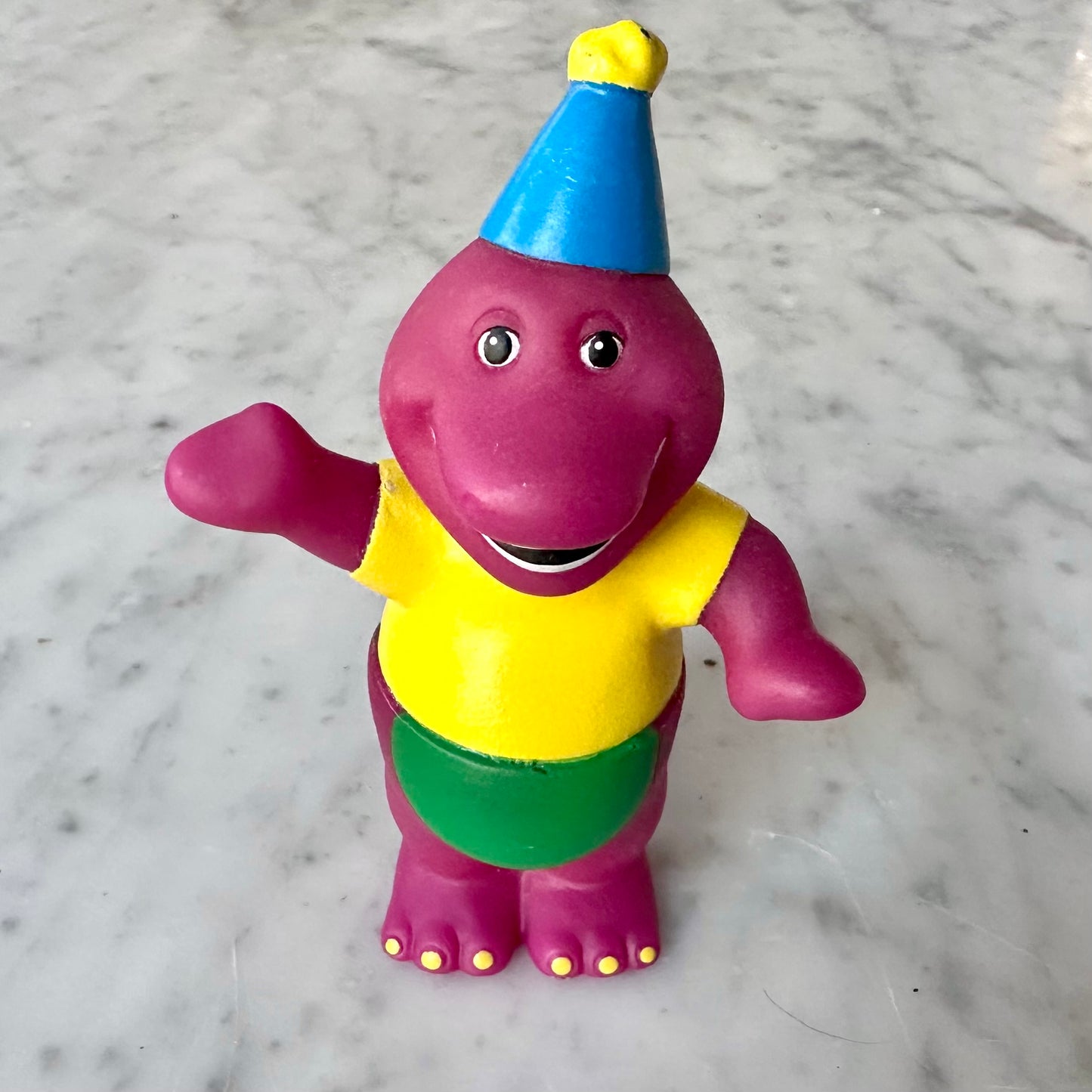 1993 Barney in a Party Hat Figure
