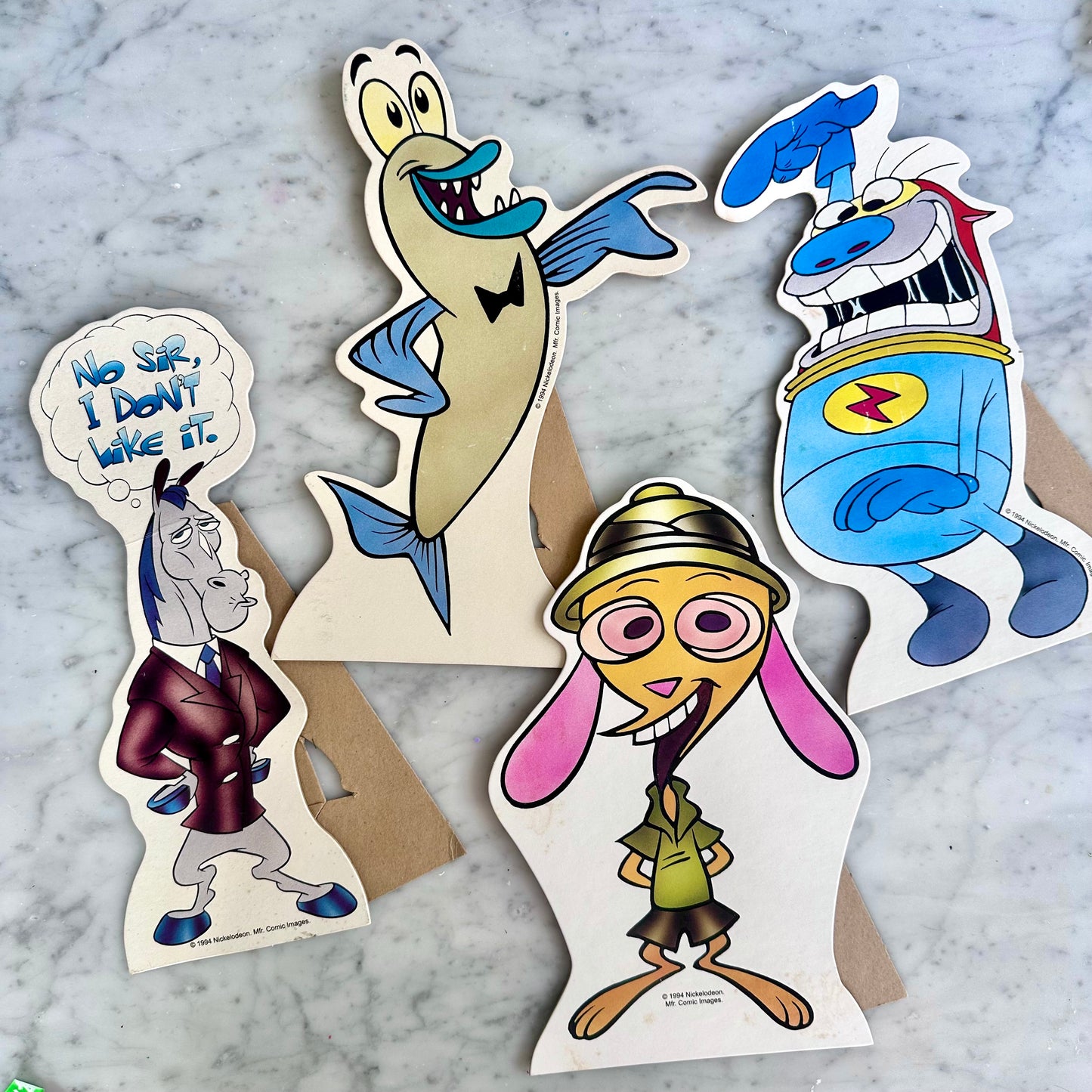 1994 Ren and Stimpy Cardboard Cutouts