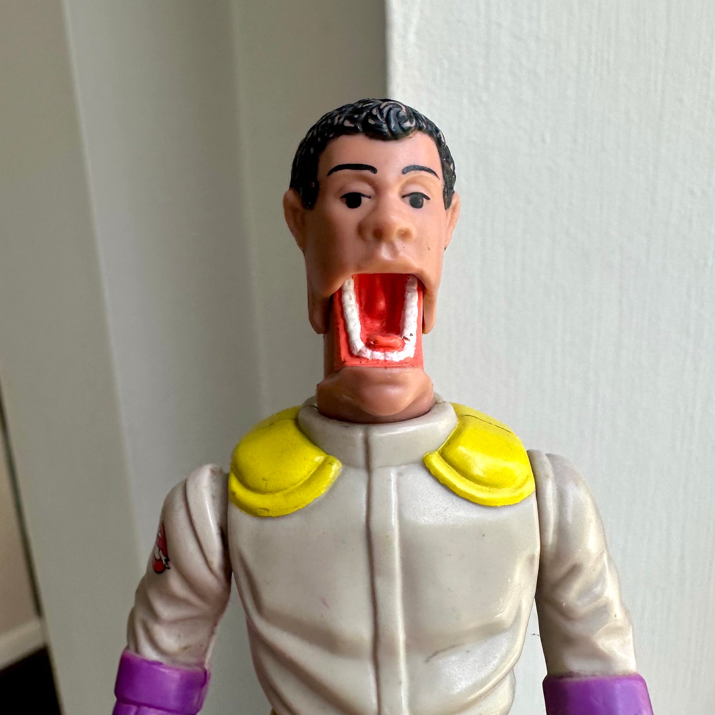 1987 The Real Ghostbusters Fright Features Winston Action Figure