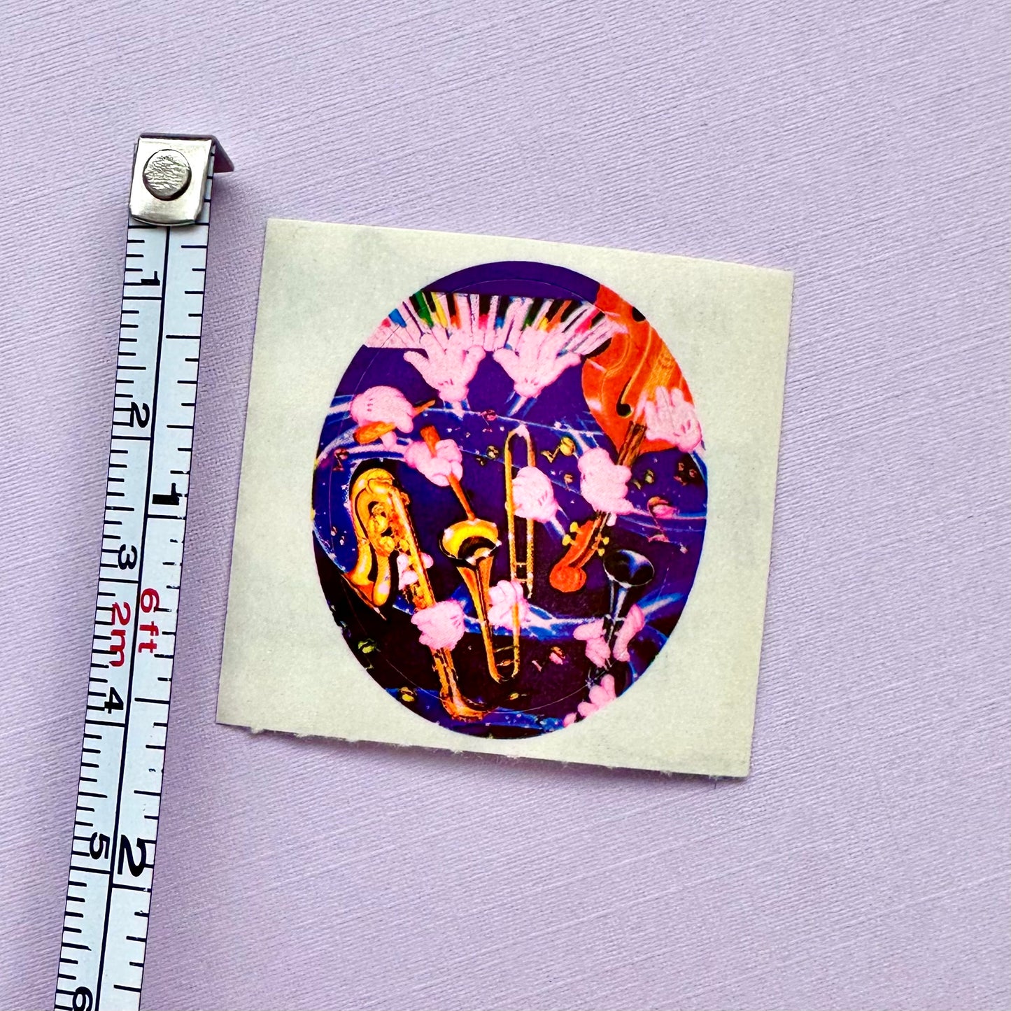 90’s Lisa Frank Musical Band Sticker