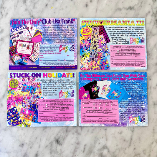 90’s Lisa Frank Club Mailers