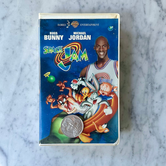 1997 Space Jam VHS with Promos and Coin