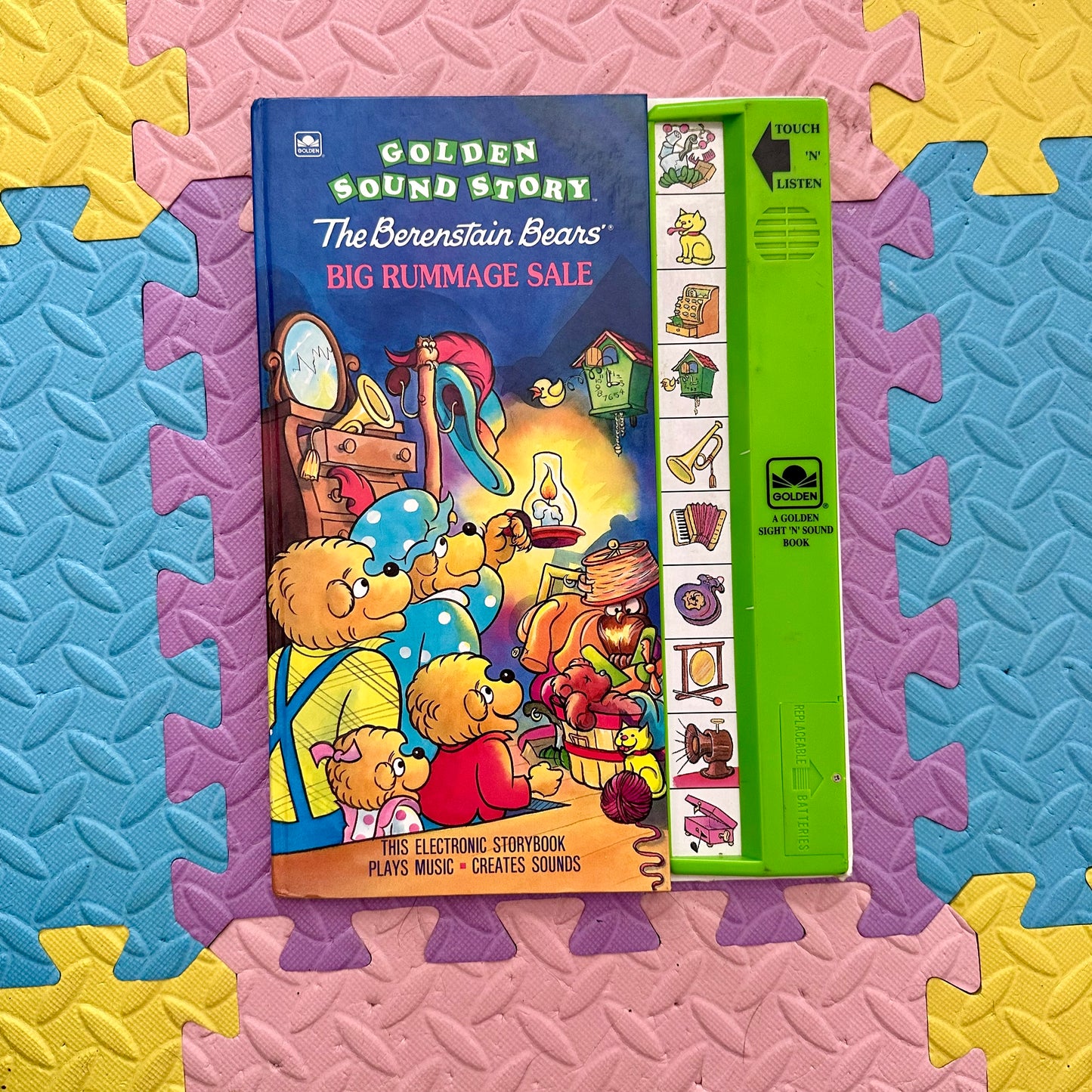 90’s The Berenstain Bears-Golden Sound Story Book