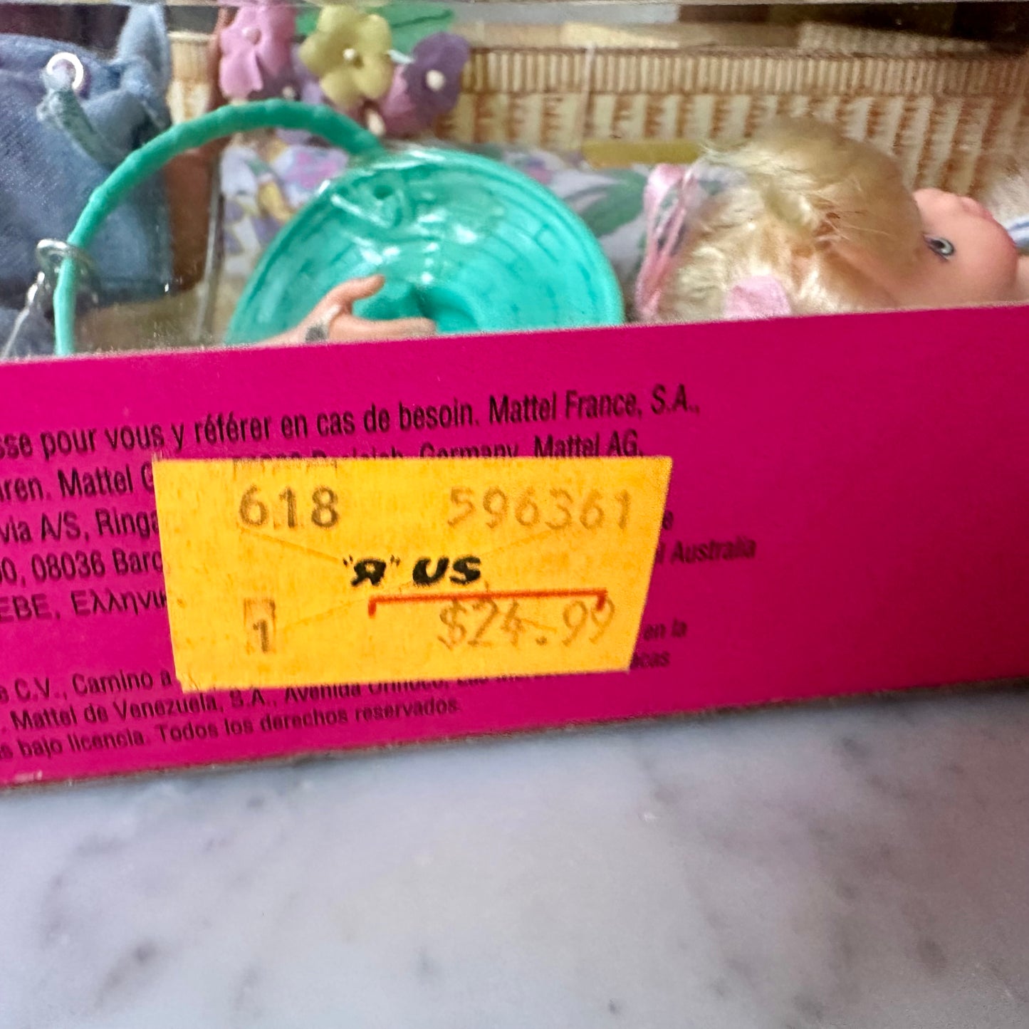 1996 Barbie & Kelly Gardening Fun Gift Set Special