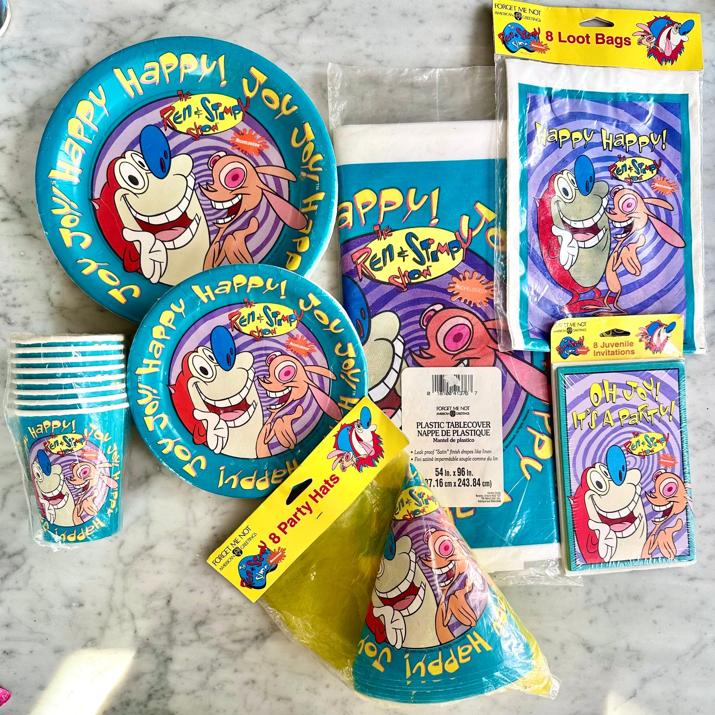 1995 Ren & Stimpy Party Supplies