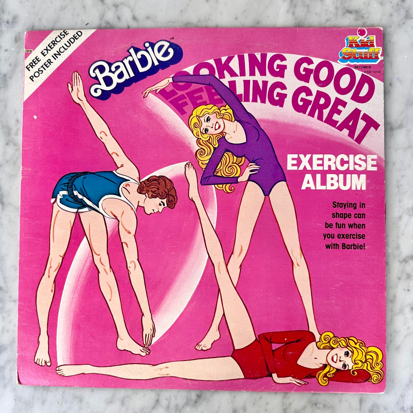 1982 Barbie “Looking Good Feeling Great” Exercise Album