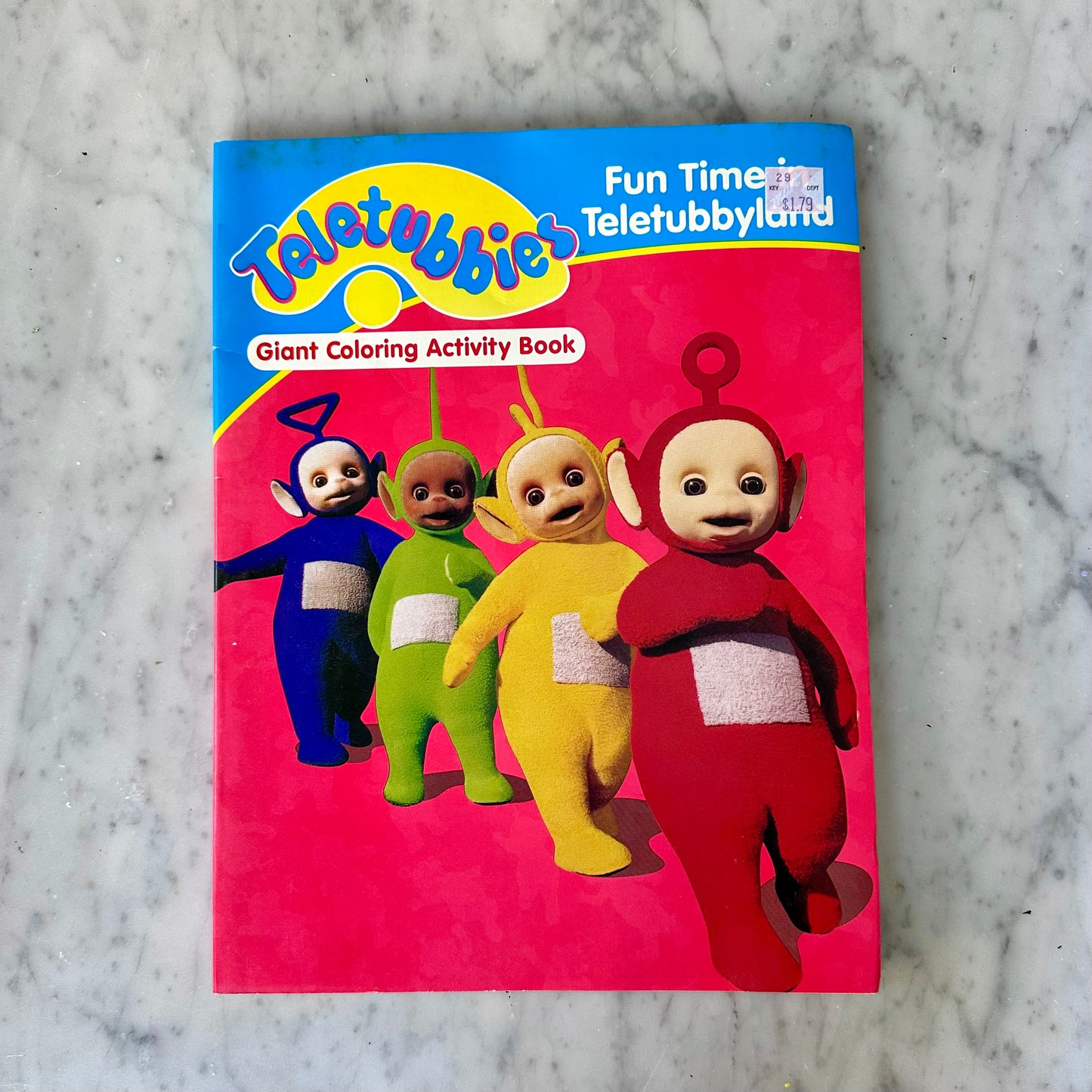 90’s Teletubbies “Fun Time In Teletubby Land” Coloring Book