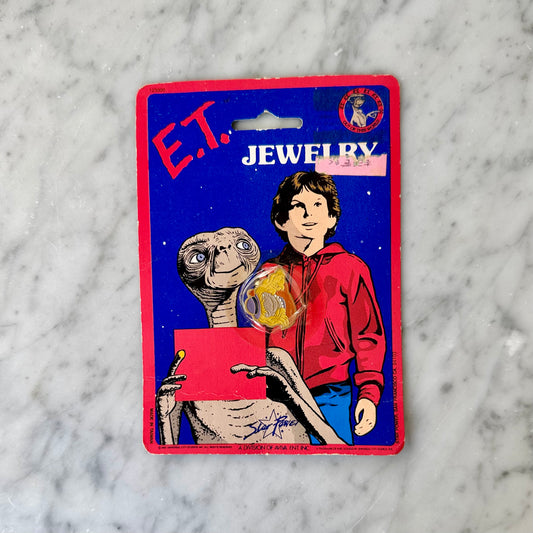 Vintage 1982 E.T. In Wig Enamel Pin