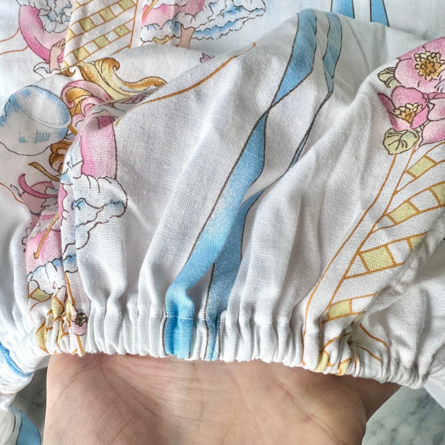 1986 Lady Lovely Locks Twin Bed Sheet Set