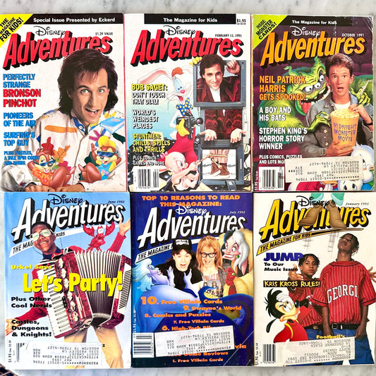 1990-2000 Disney Adventures Magazine-You Pick!