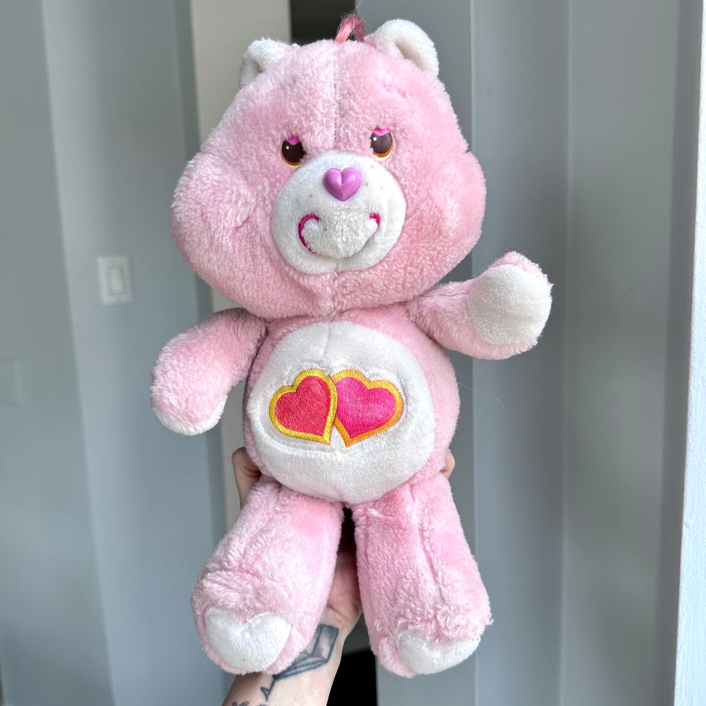1983 Care Bears Love-A-Lot Plush Bear