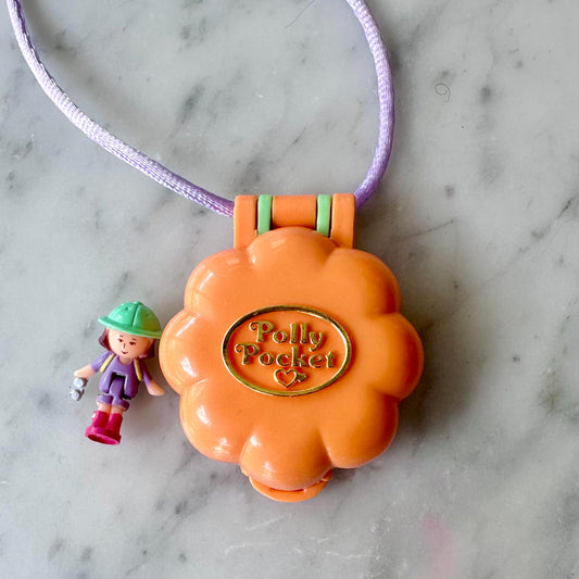 1991 Polly Pocket Camp Day Locket