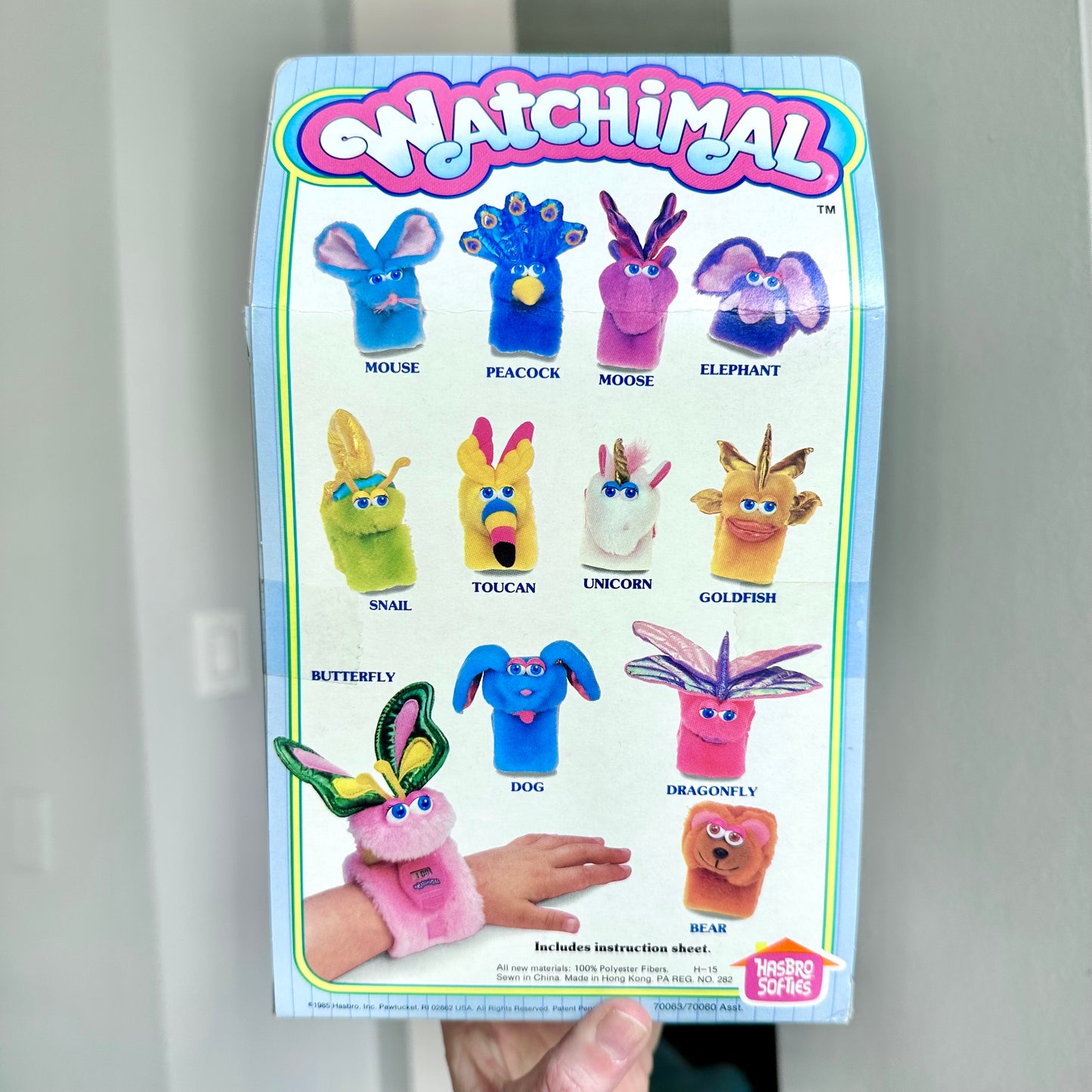 1986 Hasbro Bunny Watchimal