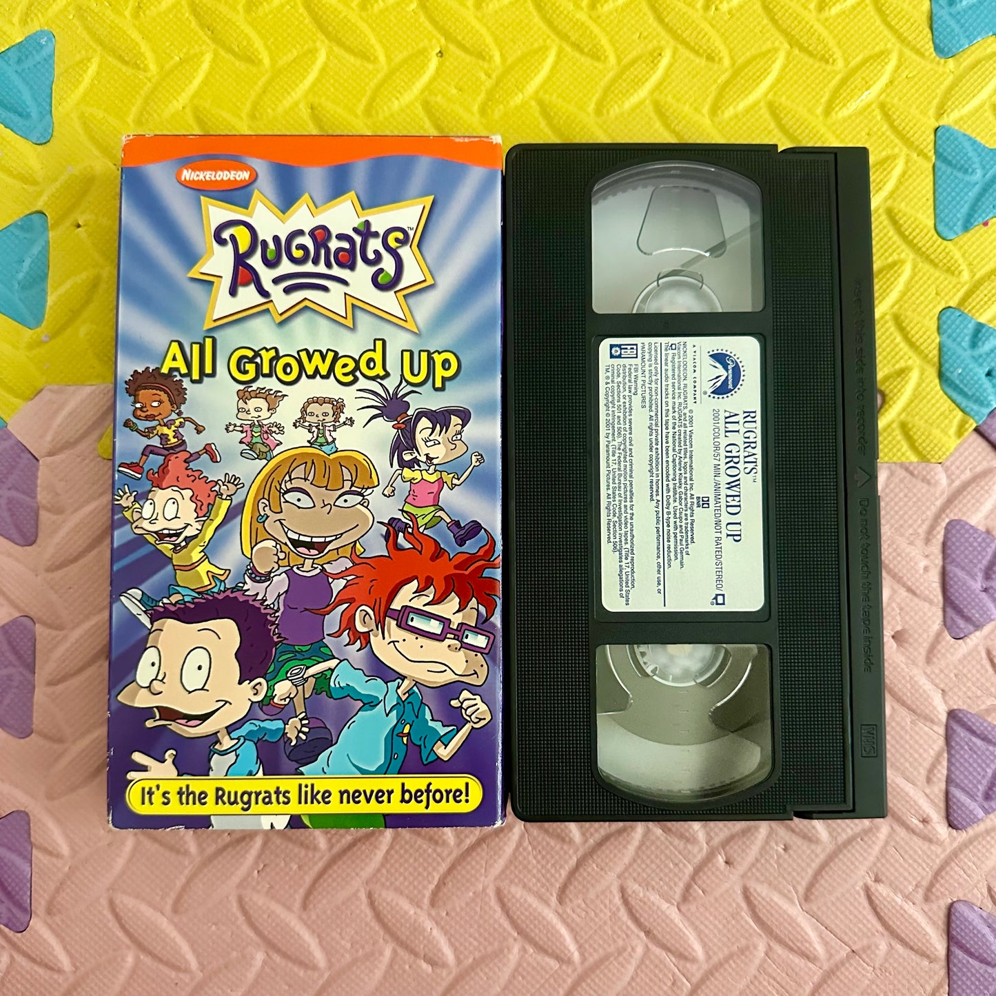 2001 Nickelodeon Rugrats All Growed Up VHS