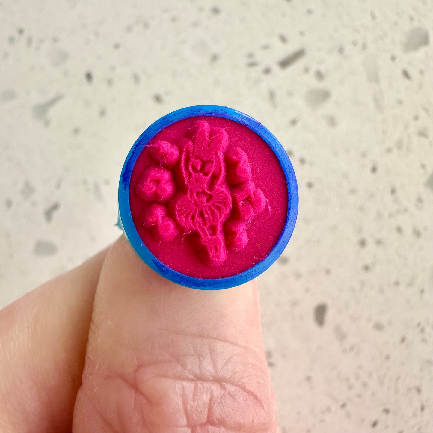 90’s Lisa Frank Stamp Ring-You Pick!