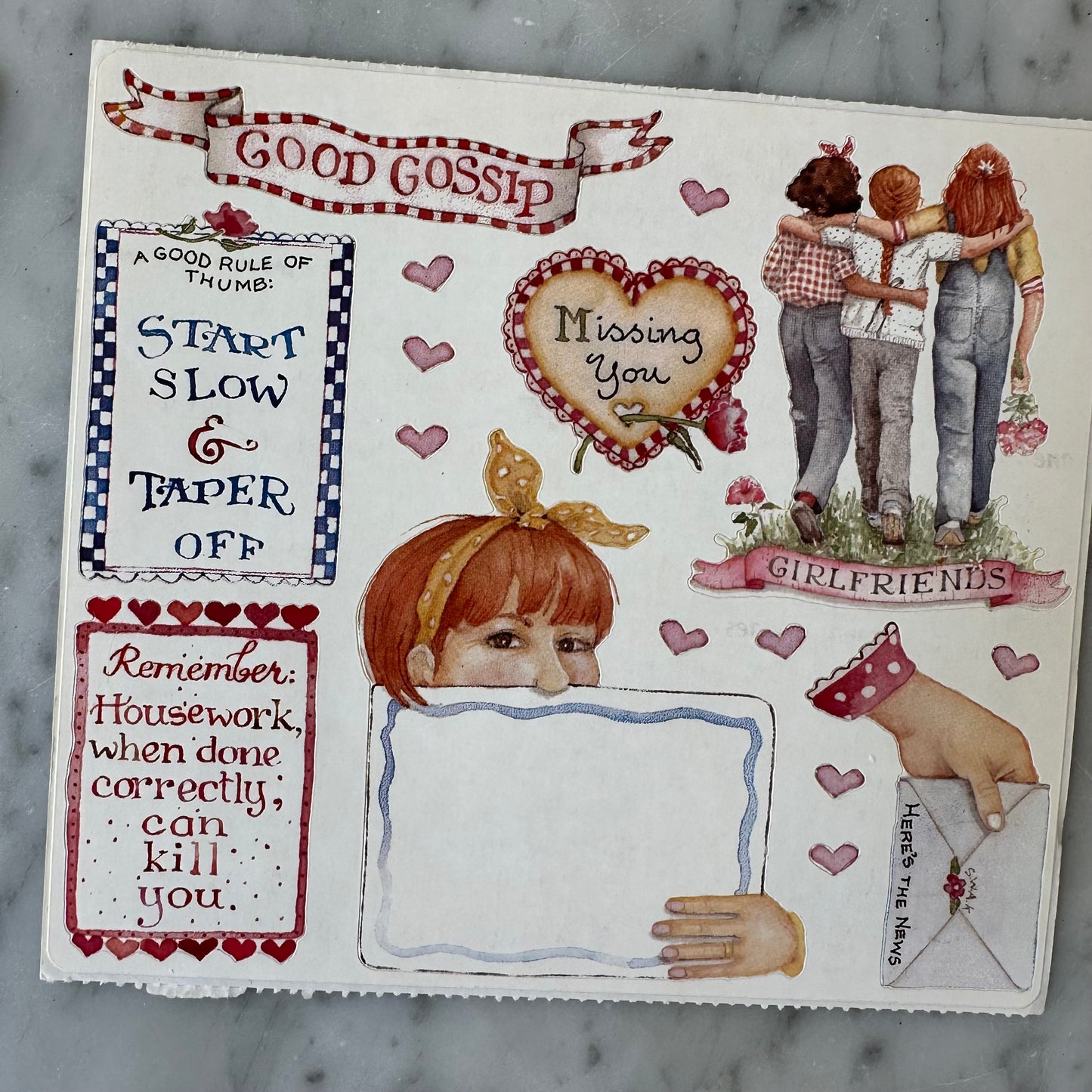 Vintage Sticker Lot