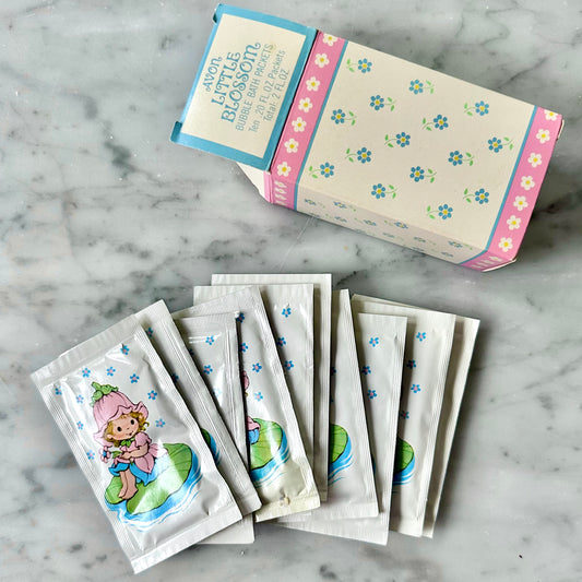 1984 Little Blossom Bubble Bath Packets New In Box