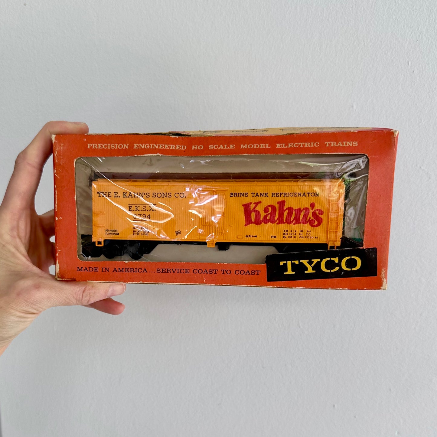 1960’s Tyco HO Scale Electric Kahn’s Train