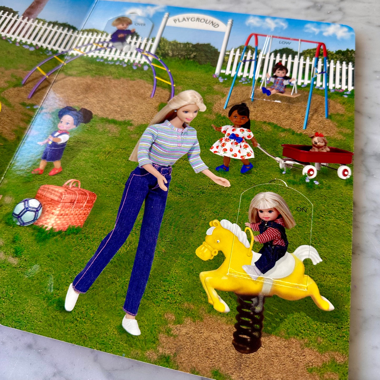 1999 Barbie & Kelly’s Special Day Lift Flap Book