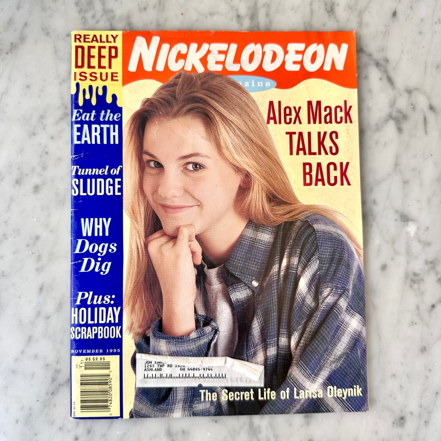 Nov 1995 Nickelodeon Magazine
