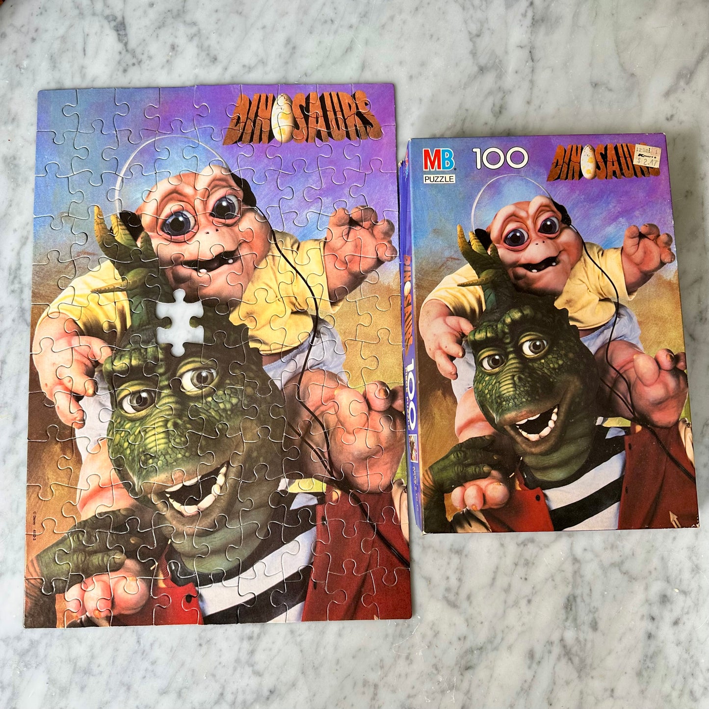 90’s Dinosaurs Puzzle *Missing 1 Pc*