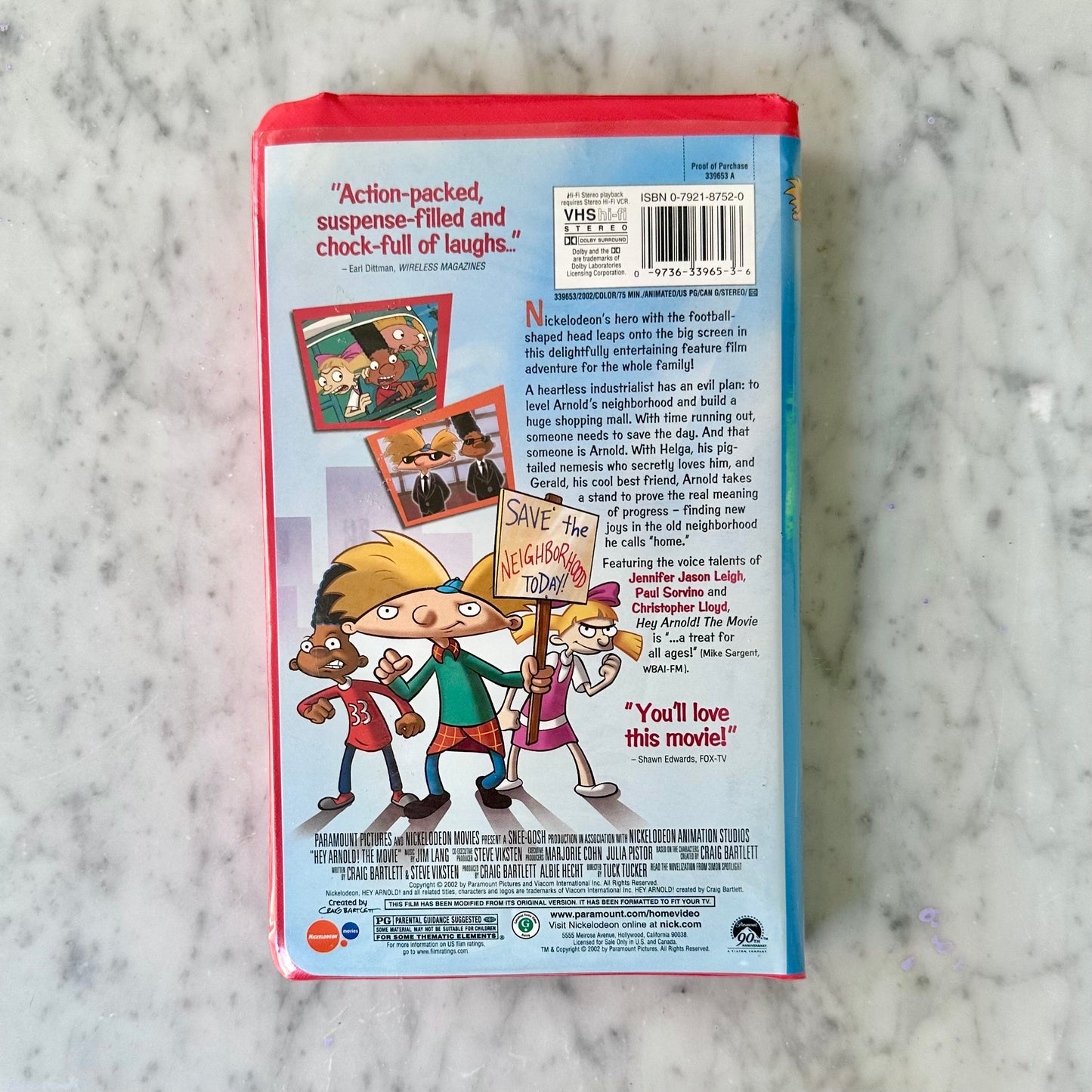 Hey Arnold! The Movie VHS