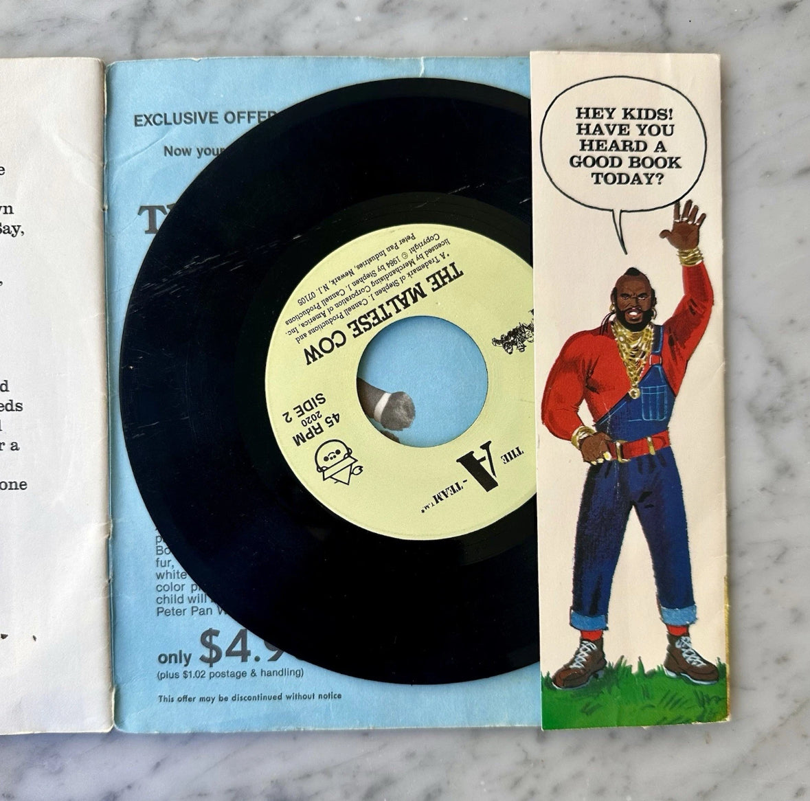 1984 Book & Recording A-Team “The Maltese Cow”