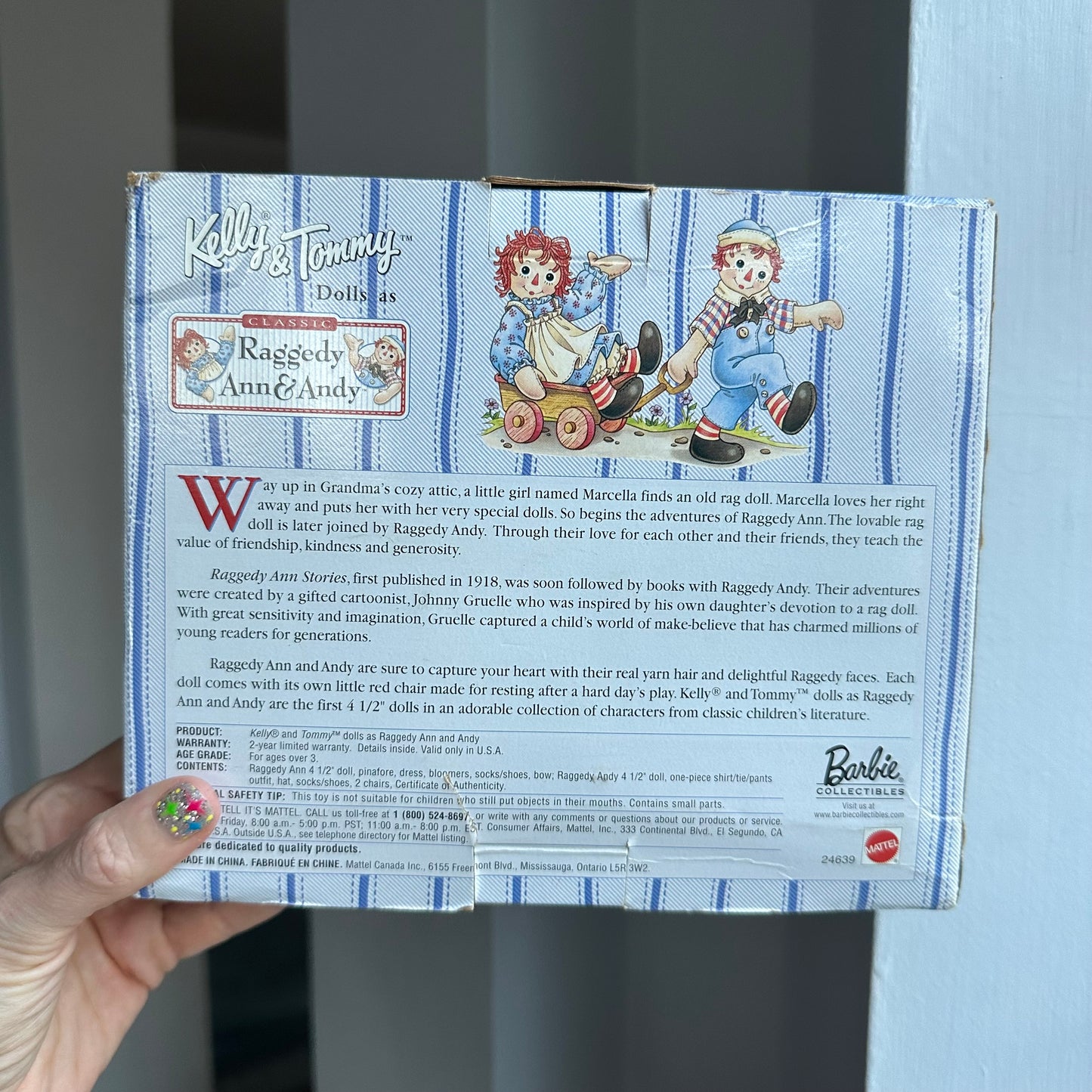 1999 Barbie Collector Edition “Raggedy Ann and Andy” Dolls