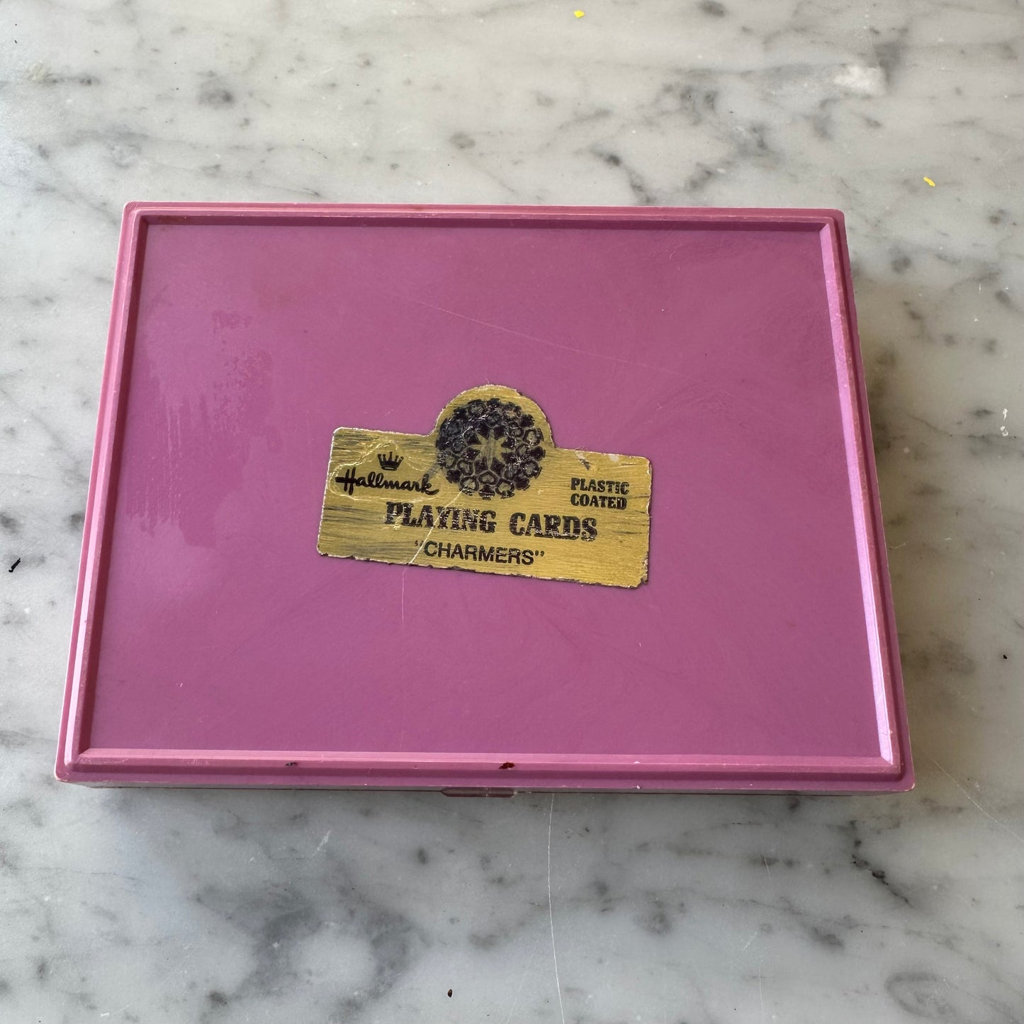 70’s Hallmark Charmers Playing Cards Double Deck Case
